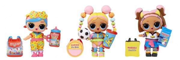 Κούκλα l.o.l. loves mini sweets x haribo display 18 τεμάχια