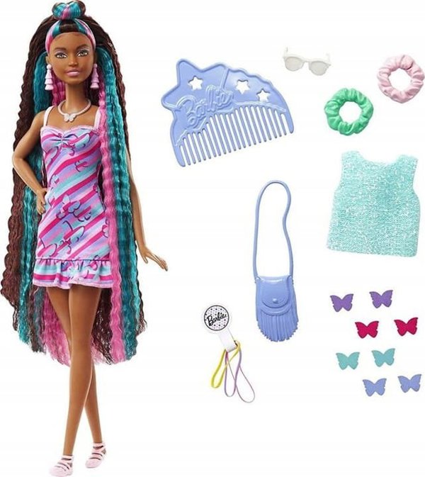 Barbie Mattel Κούκλα Totally Hair με Μακριά Μαλλιά HCM91 και Αξεσουάρ για Παιδιά από 3 Ετών