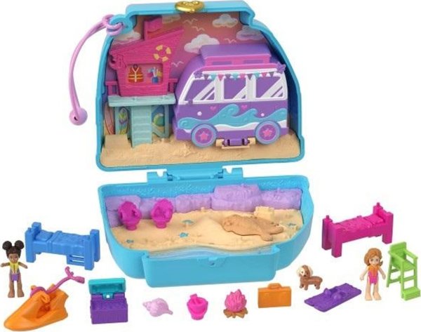 Κούκλα Barbie Mattel PP Παραλίας Κουταβάκι Σετ Συμπληρωματικό HRD36 WB4