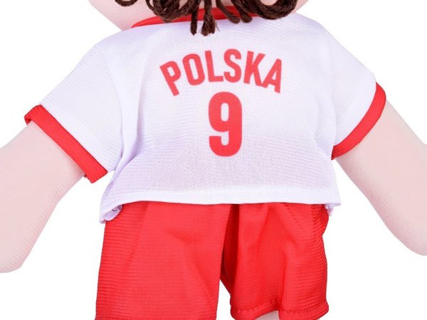 Κούκλα Αγκαλιάς Υφασμάτινη POLSKI Ποδοσφαιριστής Ο Ποδοσφαιρικός σου Φίλος ZA5477