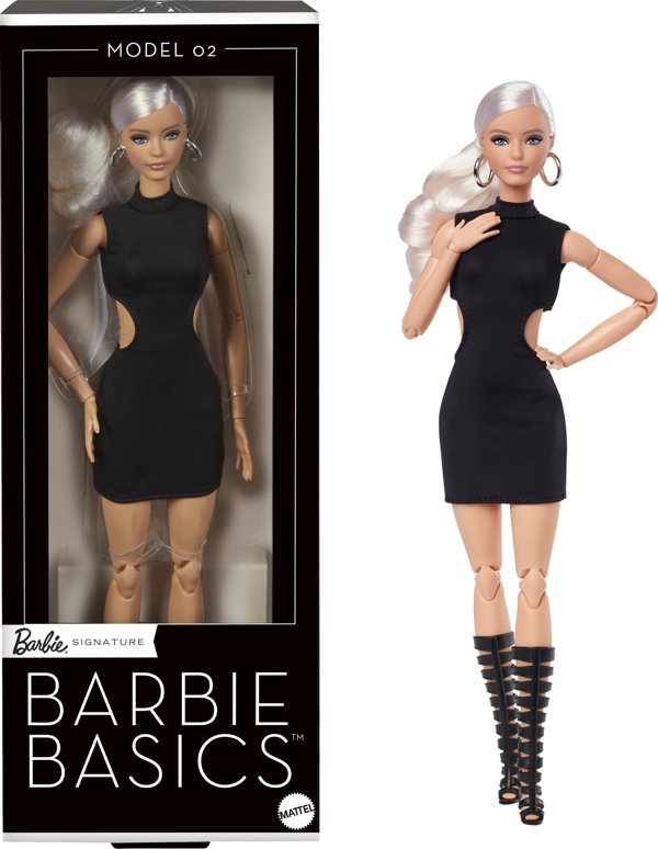 Κούκλα Barbie „Basics Doll No2“ με ξανθά μαλλιά (JBH71)