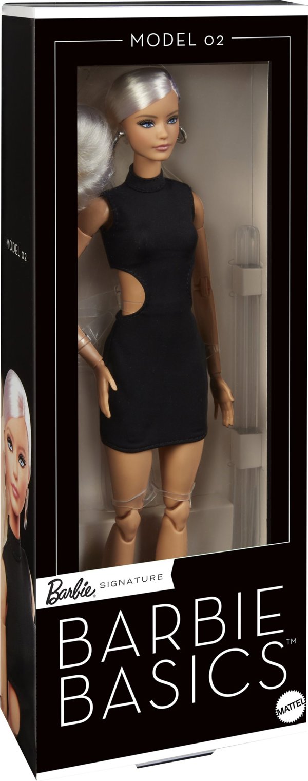 Κούκλα Barbie „Basics Doll No2“ με ξανθά μαλλιά (JBH71)