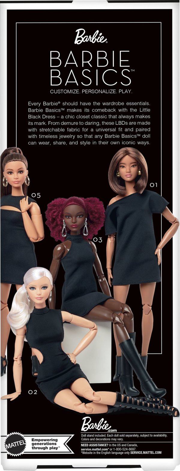 Κούκλα Barbie „Basics Doll No2“ με ξανθά μαλλιά (JBH71)