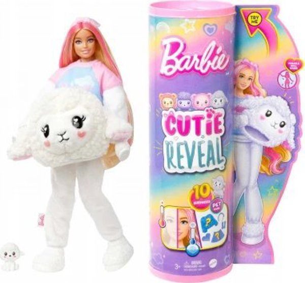 Κούκλα Barbie Mattel Barbie Cutie Reveal Προβατάκι Σειρά Γλυκές Στυλιστικές (HKR03)
