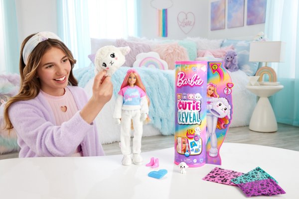 Κούκλα Barbie Mattel Barbie Cutie Reveal Προβατάκι Σειρά Γλυκές Στυλιστικές (HKR03)