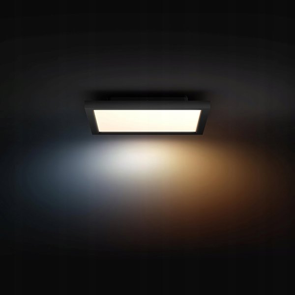 Lampa sufitowa Signify Philips Hue White Amb. Aurelle Panelleuchte 30x30 Schw inkl DS