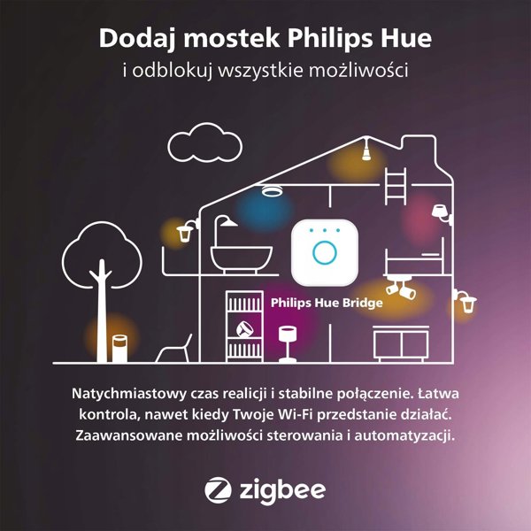 Lampa sufitowa Signify Philips Hue White Amb. Aurelle Panelleuchte 30x30 Schw inkl DS