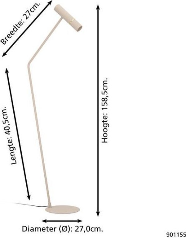 Φωτιστικό δαπέδου EGLO FLOOR LAMP EGLO CAMINIA GU10 5W