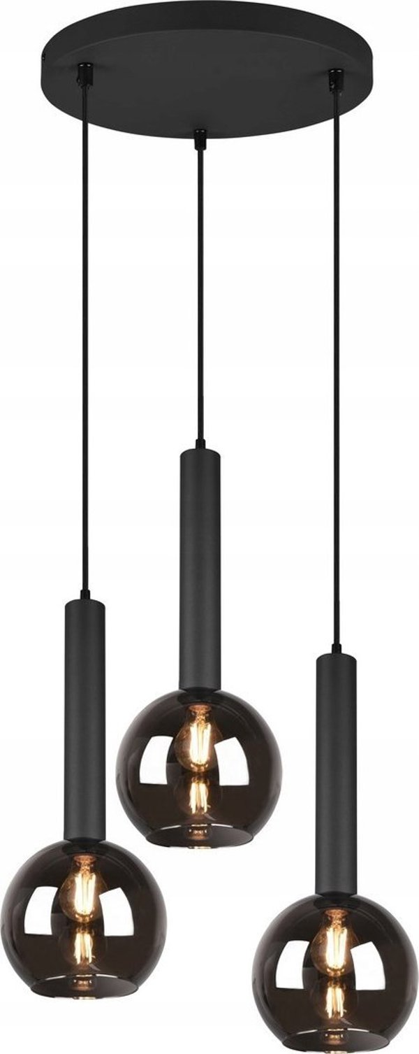Κρεμαστό φωτιστικό Sourcing PENDANT LIGHT CLAYTON 3XE27 MATT BLACK