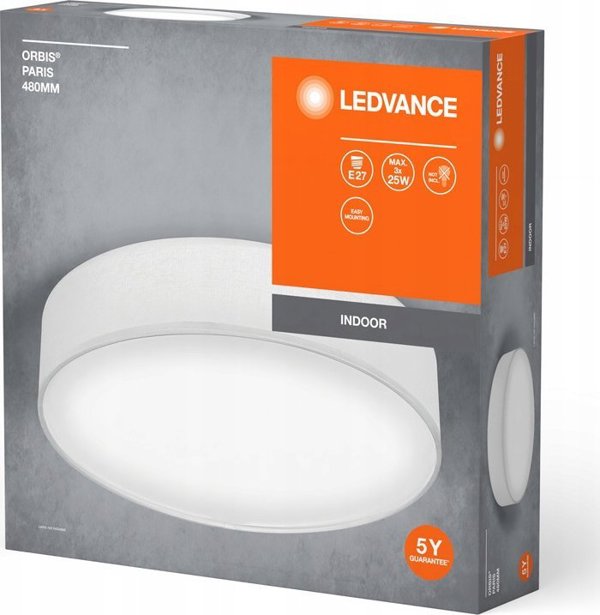 Φωτιστικό οροφής Ledvance PLAFON LEDVANCE ORBIS PARIS 3XE27 WT