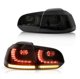 Car Light Φώτα Πίσω LED Δυναμικά για Volkswagen Golf VI, Καπνιστά