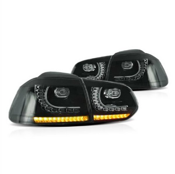 Car Light Φώτα Πίσω LED Δυναμικά για Volkswagen Golf VI, Καπνιστά