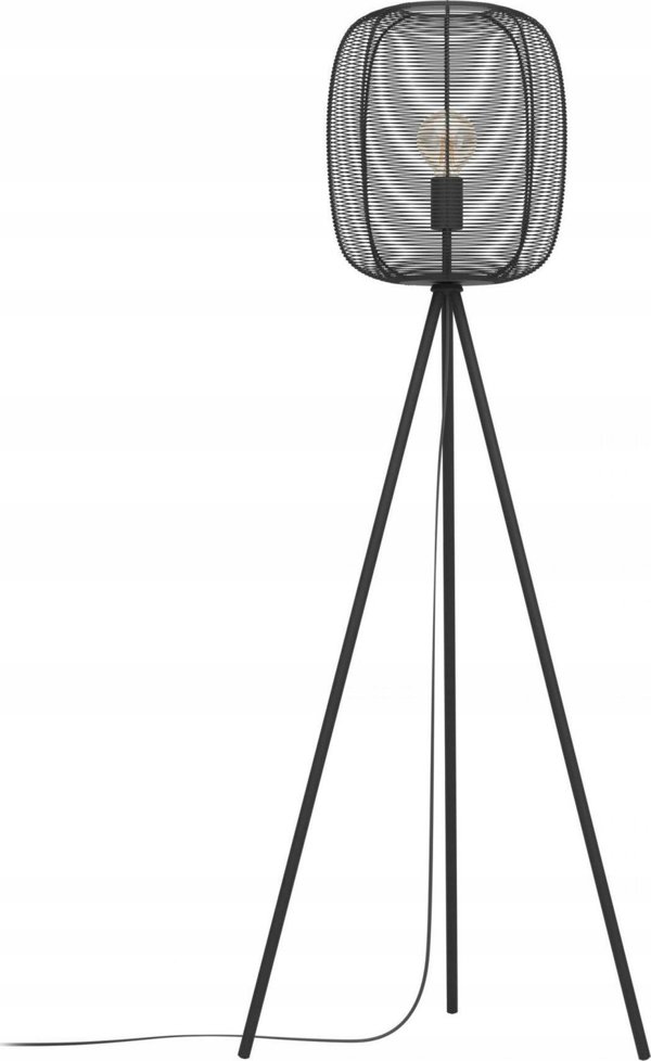 Φωτιστικό δαπέδου EGLO FLOOR LAMP RINROE E27 140.5CM 43968 BL