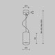 Φωτιστικό κρεμαστό Maytoni PENDANT LAMP EFIR 15W 3K MG