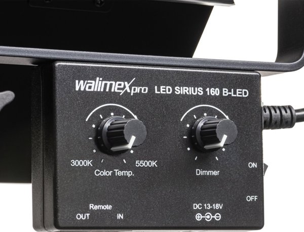 Φωτιστικό στούντιο Walimex walimex pro Sirius 160 LED 65W Bi Color Fluorescent Light