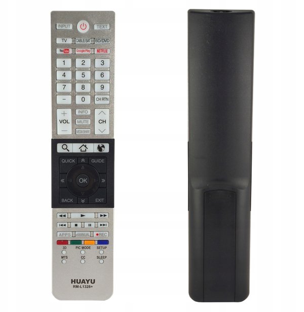 Lamex LXH1328 TV remote control Toshiba LCD 3D / Netflix / RM-L1328