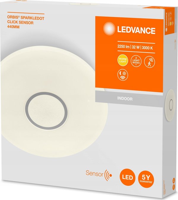 Φωτιστικό οροφής Ledvance ORBIS SENSOR CEILING LIGHT SPRK.RO.440MM