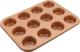 Lamart LT3092 Αντικολλητική Φόρμα για 12 Muffin 35,5x26,5cm, Χάλκινη