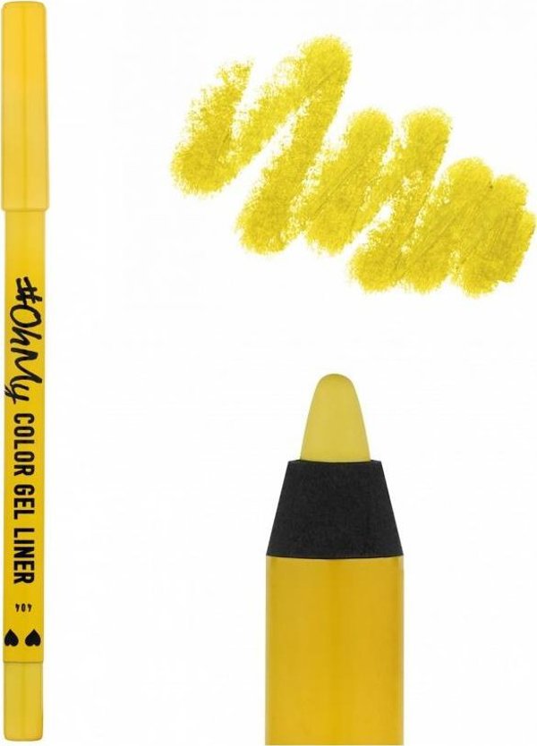 LAMEL OhMy Μολύβι Ματιών Gel Color Gel Liner αρ. 404 - κίτρινο 1.4g