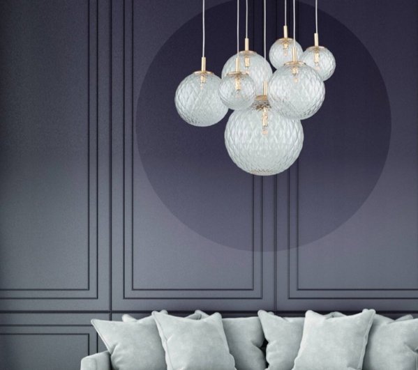 Φωτιστικό κρεμαστό TK Lighting PENDING LIGHT CADIX7XG9 4608 GOLD