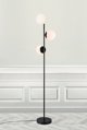 Φωτιστικό δαπέδου Nordlux Φωτιστικό δαπέδου Lilly 48613003 Nordlux σφαίρες μπάλες λευκές μαύρες