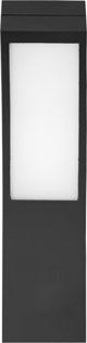 Κρεμαστό φωτιστικό Orno PIRYT LED 10W, φωτιστικό κήπου 800lm, IP54, 4000K, μαύρο