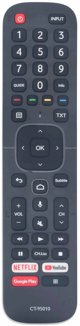 Lamex LXP95010 τηλεχειριστήριο τηλεόρασης TV LCD TOSHIBA CT-95010 NETFLIX / YOUTUBE / GOOGLE PLAY