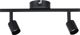 Φωτιστικό οροφής Paulmann Spotlight Carolina max 2x10W GU10 schwarz matt 230V Metall