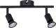 Φωτιστικό οροφής Paulmann Spotlight Carolina max 2x10W GU10 schwarz matt 230V Metall