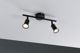 Φωτιστικό οροφής Paulmann Spotlight Carolina max 2x10W GU10 schwarz matt 230V Metall