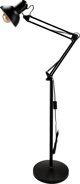 Λάμπα δαπέδου Orno LUWES λάμπα δαπέδου, 185 cm, E27, max. 18W, μαύρη