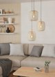 Κρεμαστό φωτιστικό EGLO PENDING ROMAZZINA 3XE27 900687 SAND