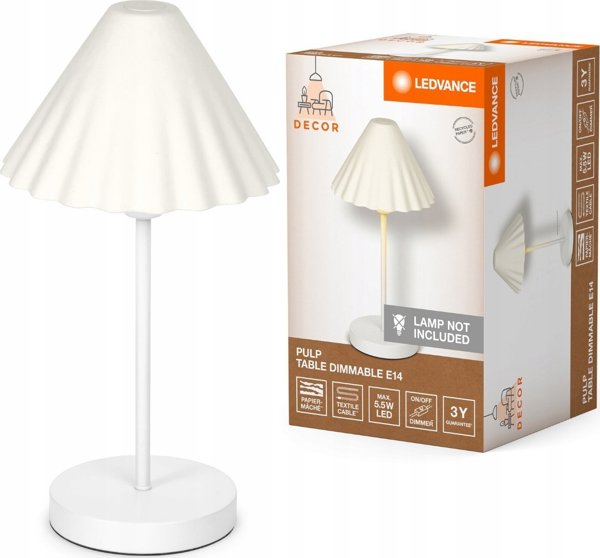 Επιτραπέζιο φωτιστικό Ledvance TABLE LAMP LEDVANCE PUPL E14 WT