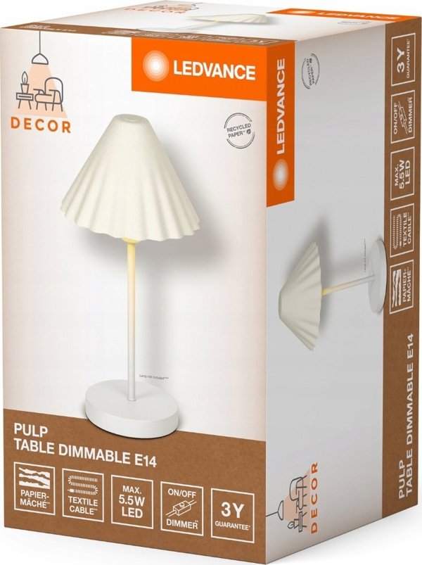 Επιτραπέζιο φωτιστικό Ledvance TABLE LAMP LEDVANCE PUPL E14 WT