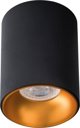Φωτιστικό Οροφής Kanlux RITI 27571 GU10 Μαύρο/Χρυσό