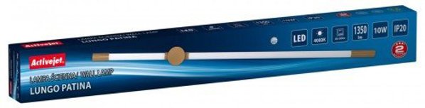 Φωτιστικό Τοίχου LED Activejet AJE-LUNGO, Πατίνα, Μοντέρνος Σχεδιασμός