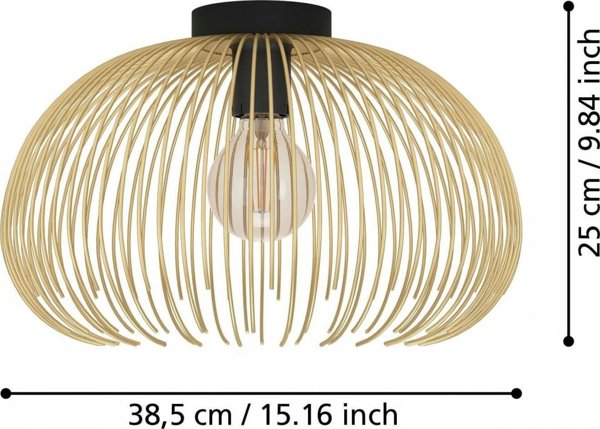 Φωτιστικό οροφής EGLO CEILING LIGHT VENEZUELA E27 900165 BL/GL