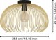 Φωτιστικό οροφής EGLO CEILING LIGHT VENEZUELA E27 900165 BL/GL