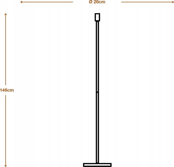 Φωτιστικό δαπέδου Ledvance FLOOR LIGHT LEDVANCE STICK E27 GREY