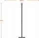 Φωτιστικό δαπέδου Ledvance FLOOR LIGHT LEDVANCE STICK E27 GREY
