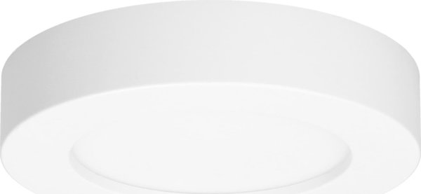 Φωτιστικό οροφής Orno CITY LED 18W, φωτιστικό downlight, επιφανειακής τοποθέτησης, στρογγυλό, 1600lm, 4000K, λευκό, ενσωματωμένος μετασχηματιστής LED