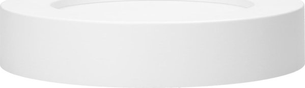 Φωτιστικό οροφής Orno CITY LED 18W, φωτιστικό downlight, επιφανειακής τοποθέτησης, στρογγυλό, 1600lm, 4000K, λευκό, ενσωματωμένος μετασχηματιστής LED