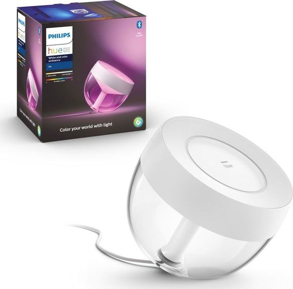 Φωτιστικό Τραπεζιού Philips Iris White 929002376101, Λευκό Πλαστικό Διακοσμητικό Φωτιστικό