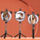 Φωτιστικό γραφείου XO XO ring light SS12 95cm LED + τρίποδο, μαύρο