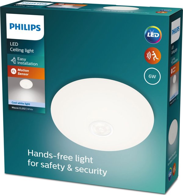 Φωτιστικό οροφής Philips PLAFOND MAUVE CL252 6W 40K W 25CM