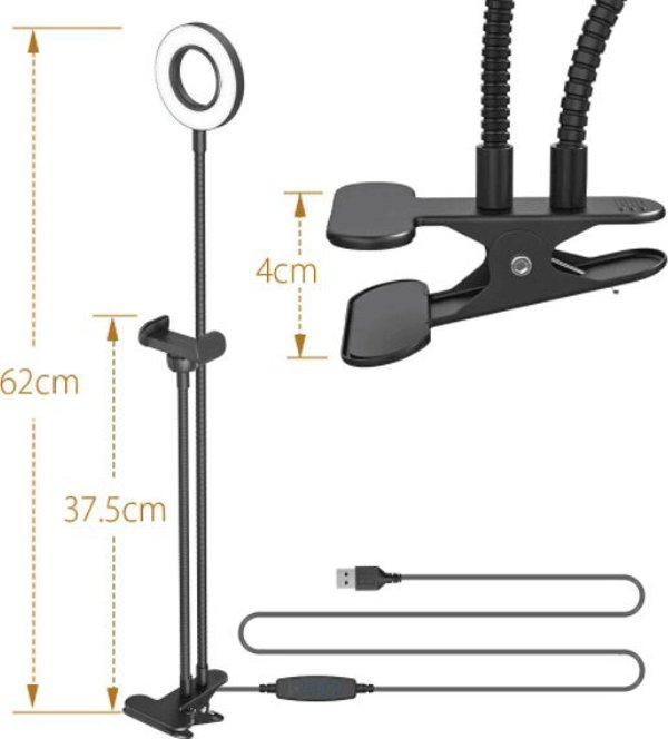 Φωτιστικό δακτυλίου Platinet Ring Light 45607