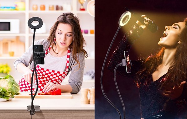 Φωτιστικό δακτυλίου Platinet Ring Light 45607