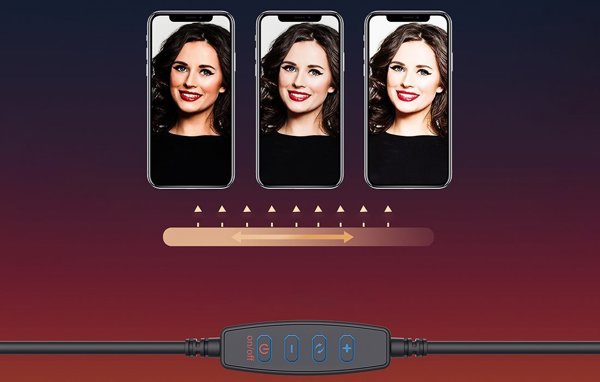 Φωτιστικό δακτυλίου Platinet Ring Light 45607