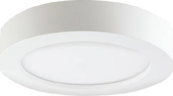 Φωτιστικό Οροφής Orno CITY LED 24W, 1900lm, 3000K, Επιφανειακής Τοποθέτησης, Στρογγυλό, Λευκό, AD-OD-6074WLX3