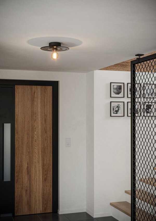 Φωτιστικό οροφής EGLO CEILING LAMP EGLO LINTMILL E27 40W ΓΚΡΙ